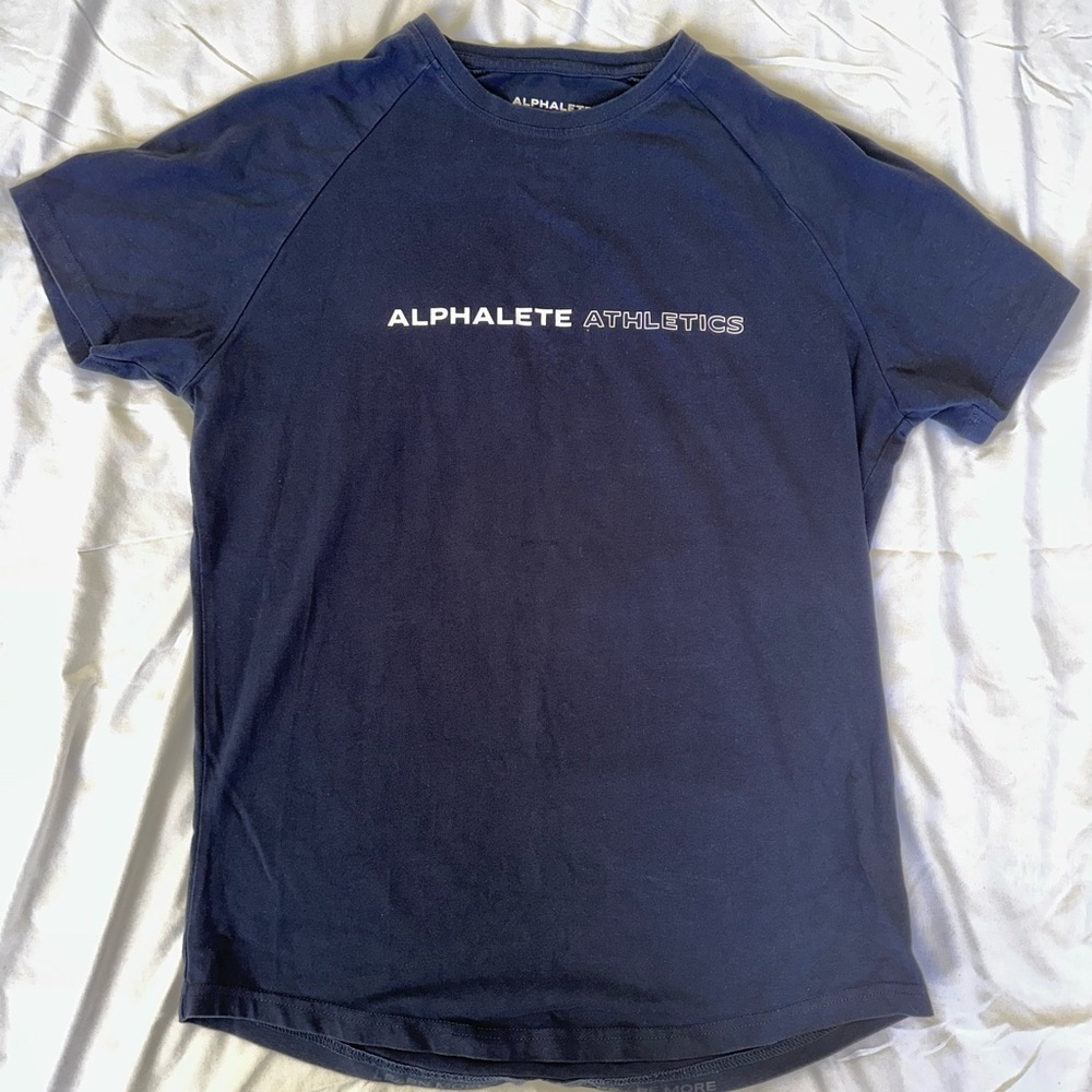 ALPHALETE SHIRT - Navy size Medium